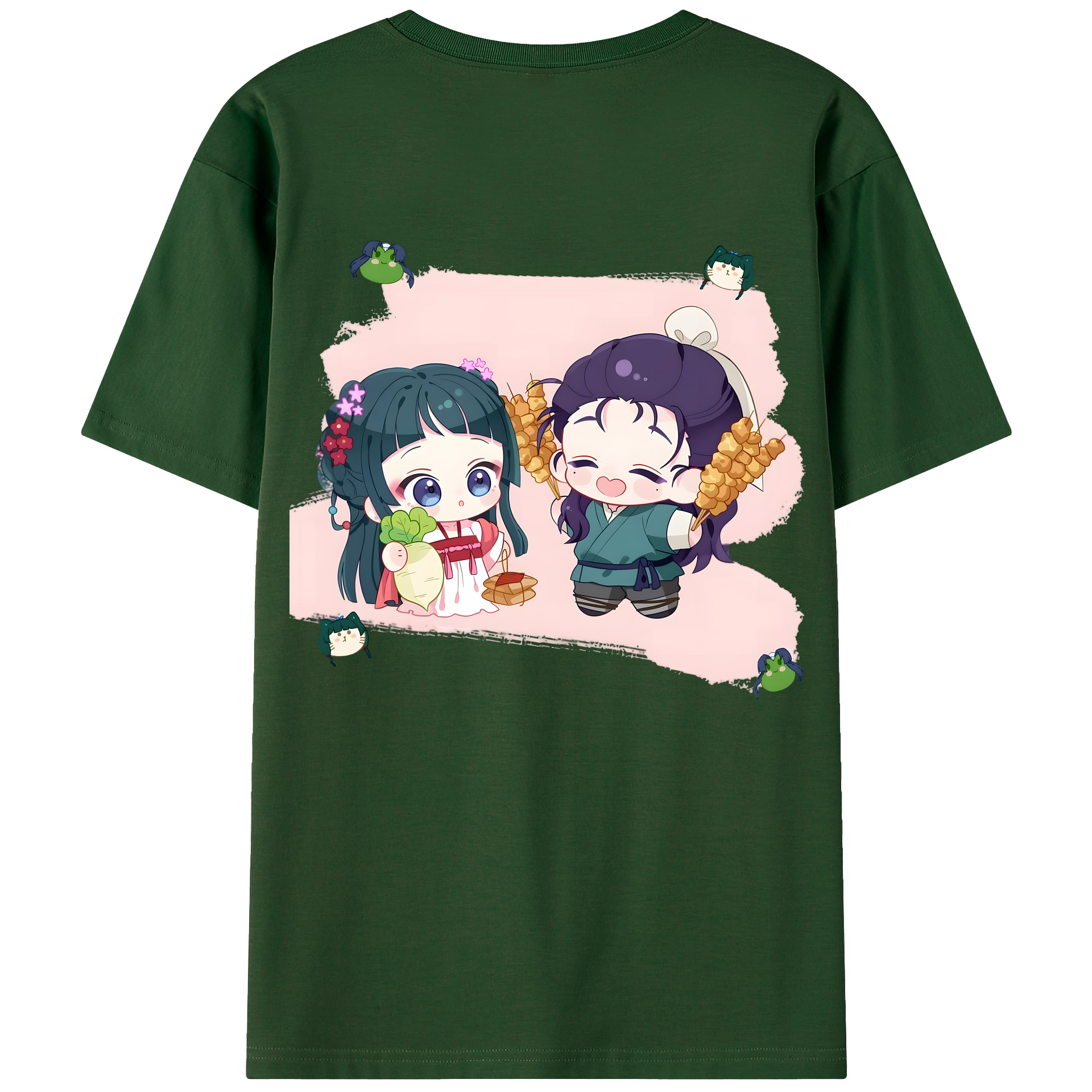 （画像用） 薬屋のひとりごと The Apothecary Diaries 綿100％半袖Tシャツ（背面プリント）